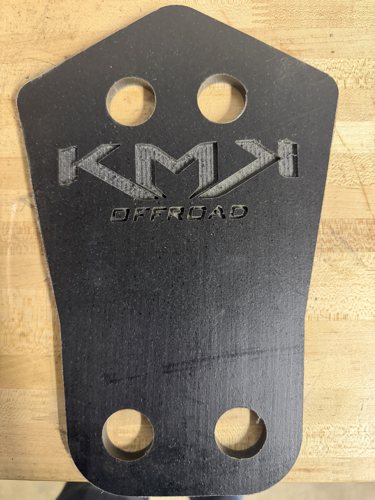 Front logoed KMK Offroad bash plate