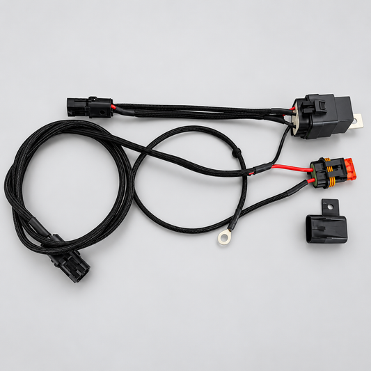KMK Always on Fan Harness for the Can am Renegade and Outlander. — studio product view